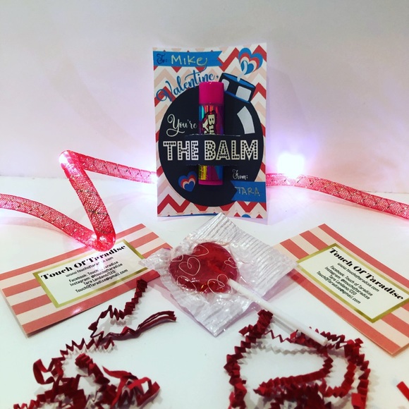 “You’re the Balm” Chapstick Card Holder Valentine - Picture 1 of 2